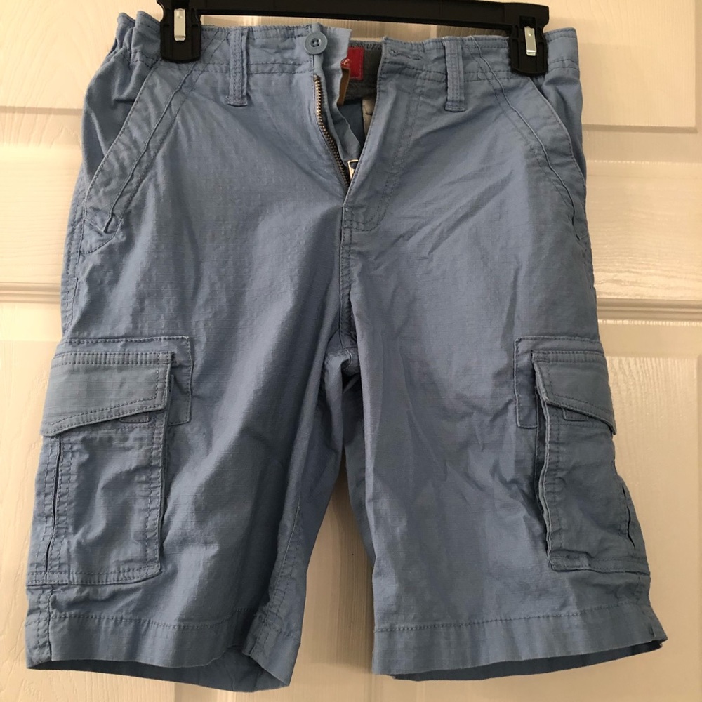 Boys cargo shorts. Red camel